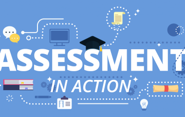 blue assessment banner